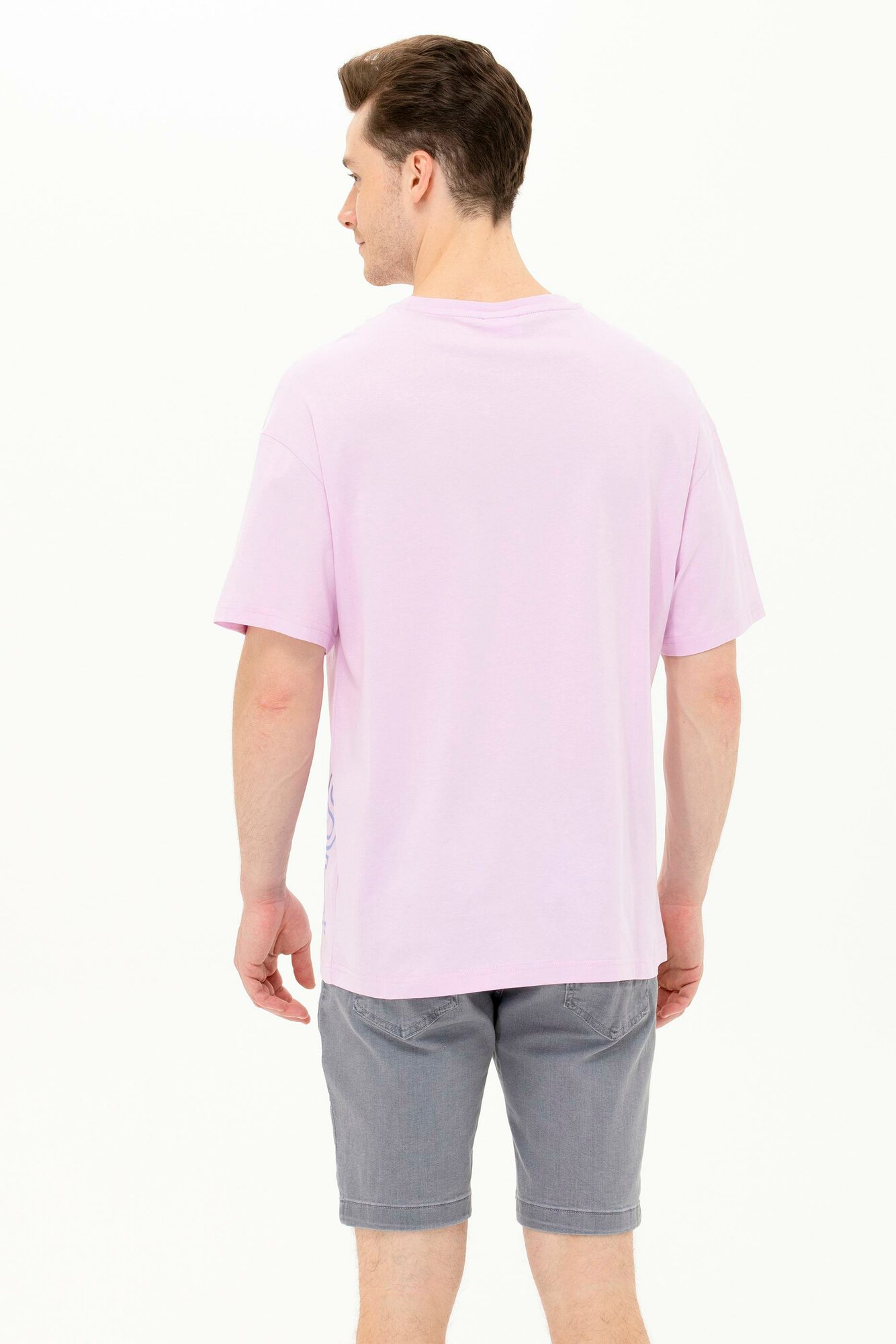 Футболка U.S. POLO ASSN., размер M, розовый — фото 1