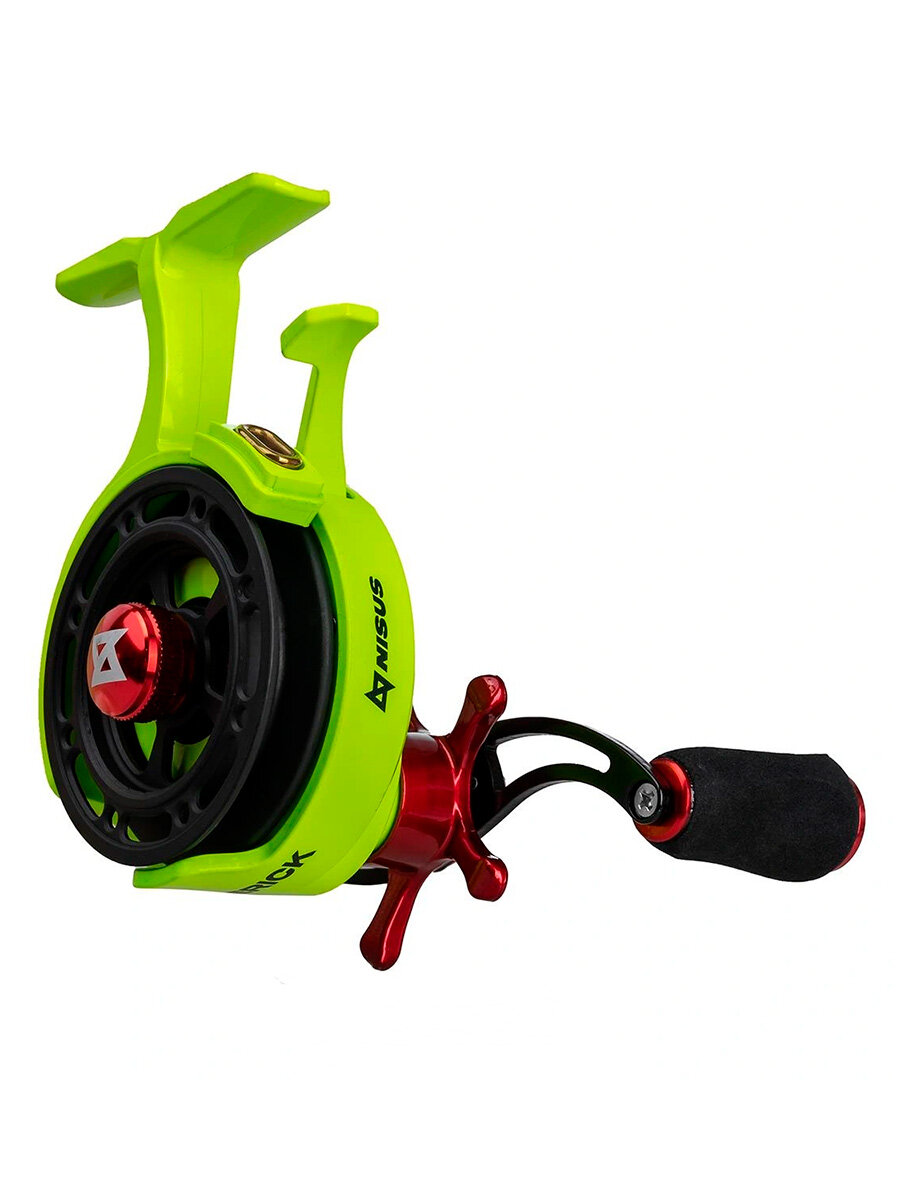 Катушка зимняя Nisus Maverick Салатовый LH (N-FCK60-G-L) 207гр.