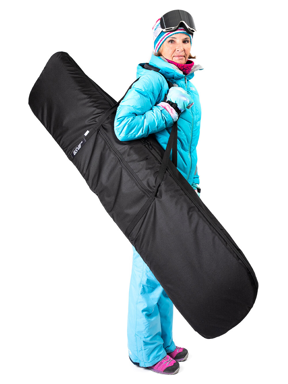 Чехол BSW "Классик" для сноуборда влагонепроницаемый черный длина 160см