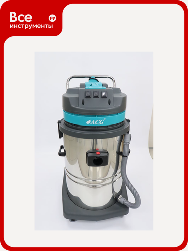 Изображение товара Пылеводосос ACG бак металлический 60 л 1540 турб 3 х1000 Вт 1002642