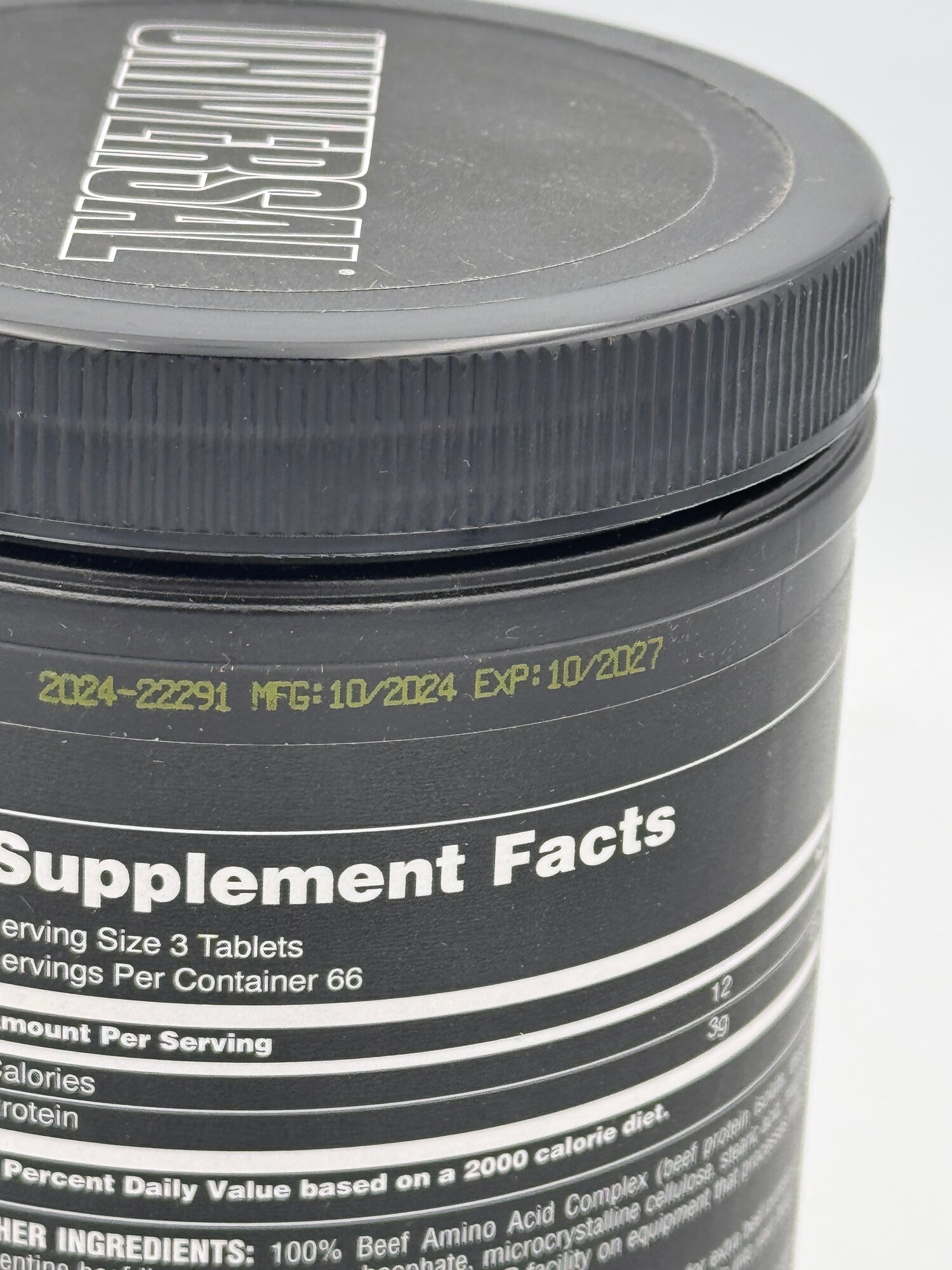 Universal 100% beef aminos 200 tablets, гавяжий аминокислоты для роста мыщц — фото 1