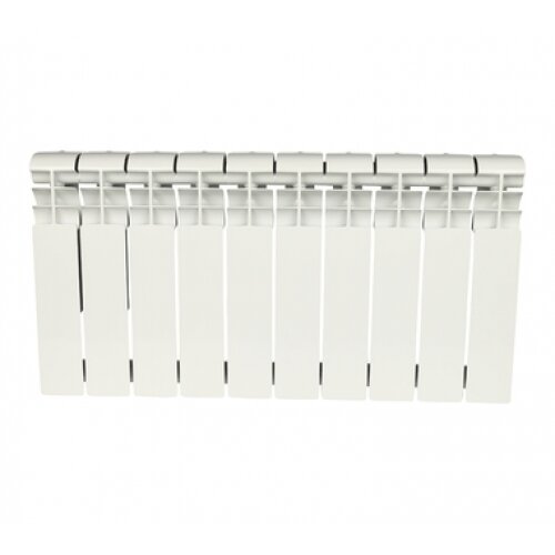 Радиатор алюминиевый ROMMER Profi 350 10 секций (AL350-80-80-080) боковое подключение (RAL9016) RAL-1210-035010