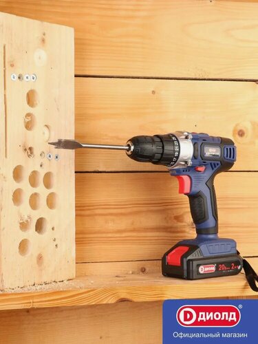 Изображение товара Шуруповерт Диолд ДЭА-21ЛИ-01М, 2 аккумулятора, быстрозажимной патрон, с кейсом