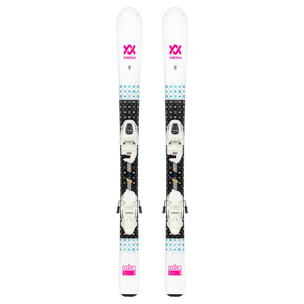 Decathlon Детские лыжи VOLKL FLAIR JR + крепления MARKER VMOTION 7.0 JR с системой GRIP WALK 160 см