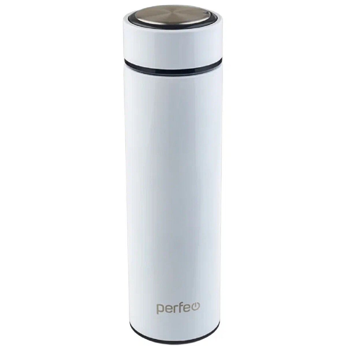 Термос PERFEO PF_C3721, для напитков, двойные стенки, сохранение тепла 8 ч, белый, 450 мл
