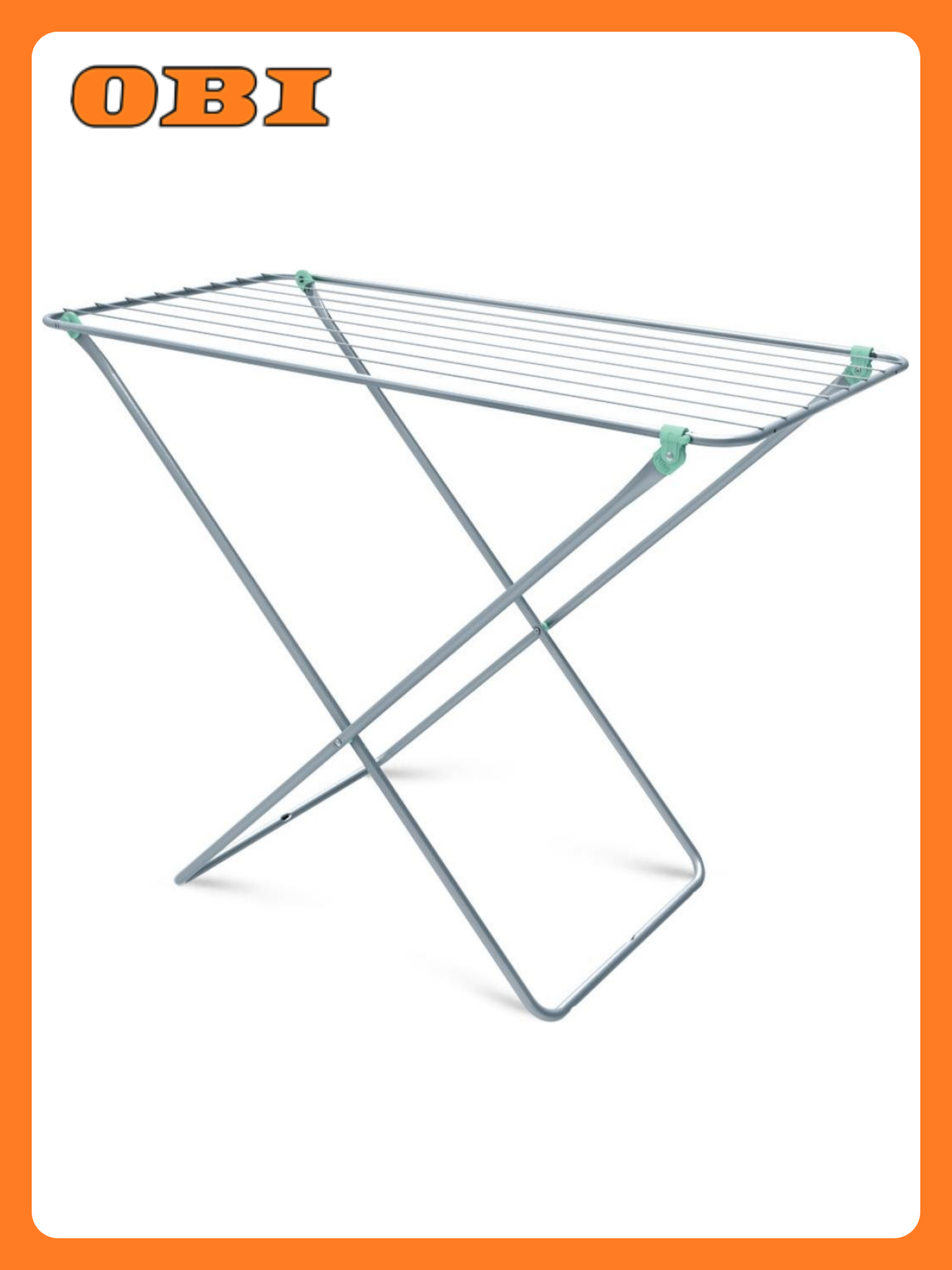 Сушилка Ника напольная складная СБ3 10 м серебристый