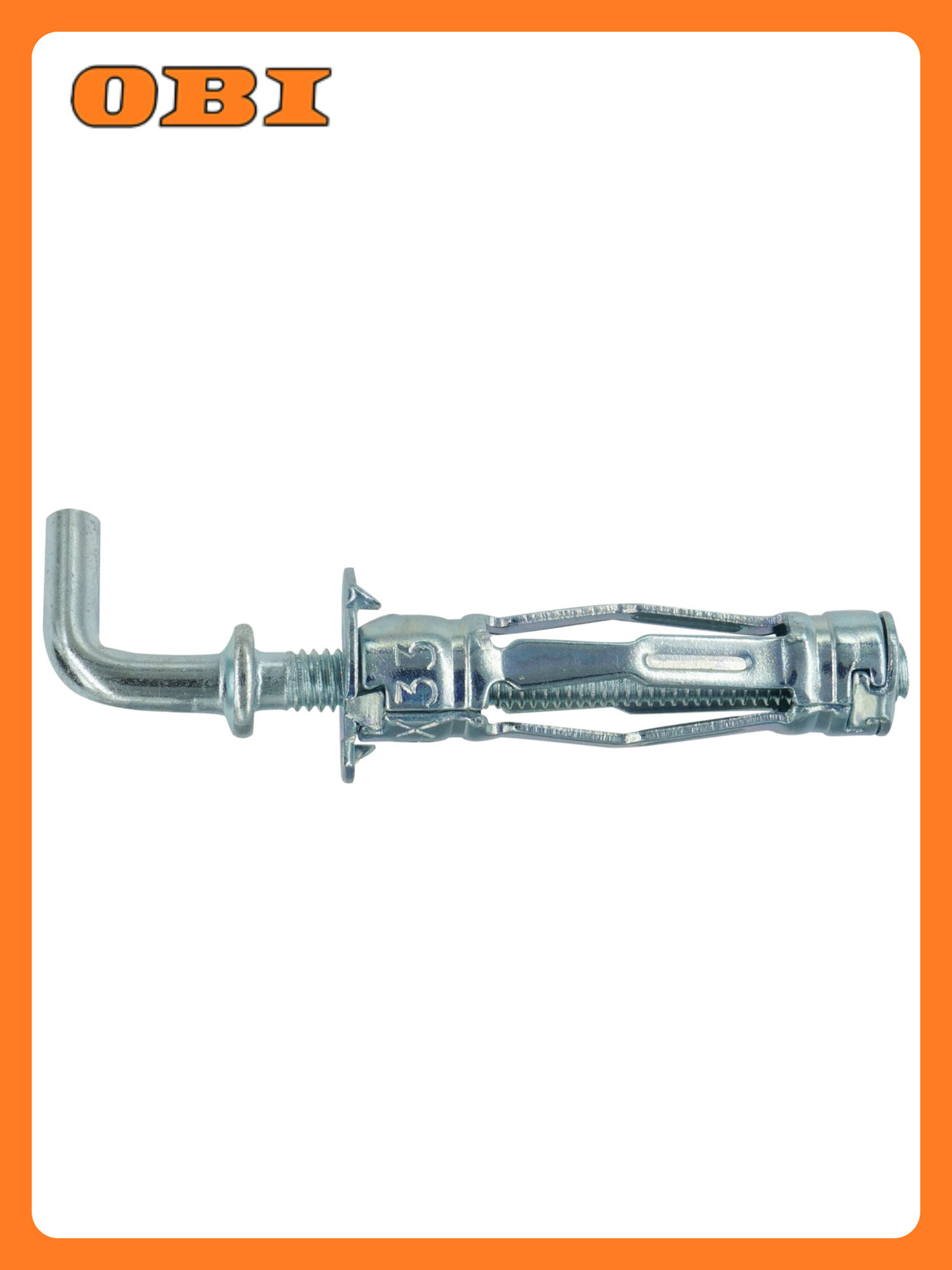 Анкер для листовых материалов с L-обр. крюком MULTI PRO оцинкованный 4/13мм 2шт