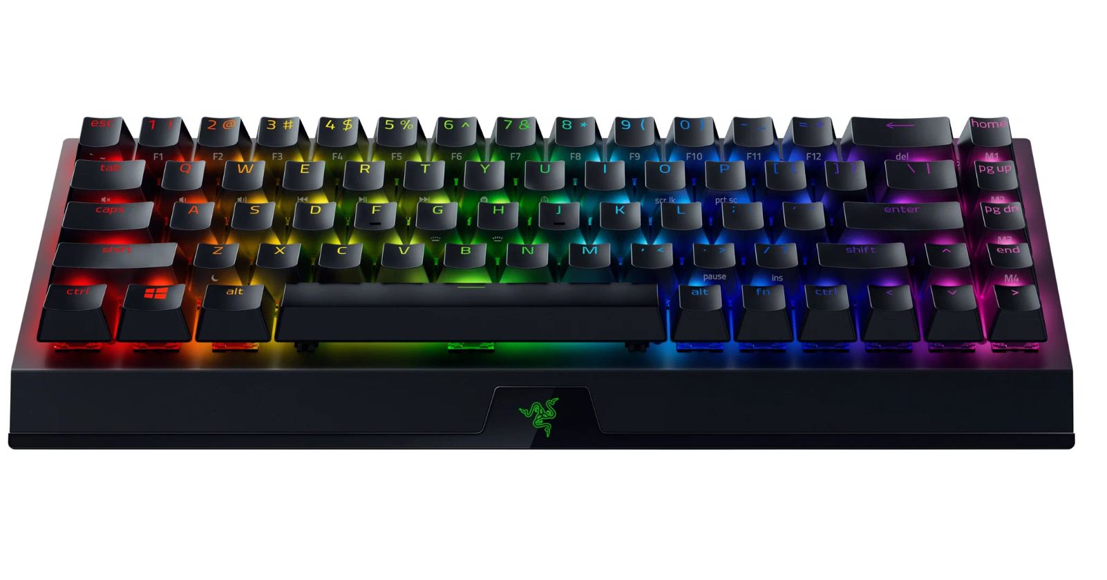Беспроводная клавиатура Razer BlackWidow V3 Mini HyperSpeed Razer Green / Clicky, русская раскладка, черный