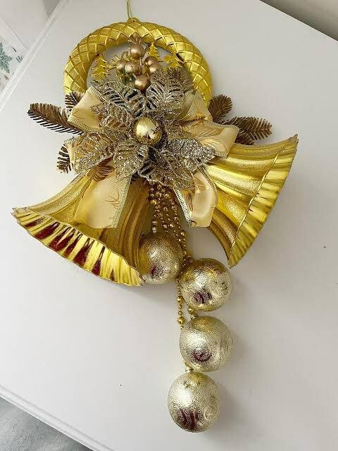 Новогоднее декоративное укрошение "Колокольчики большие"