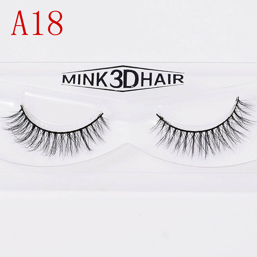 Искусственные ресницы толстая вода Mink 3d слойные а-07 ручная работа ресницы а18