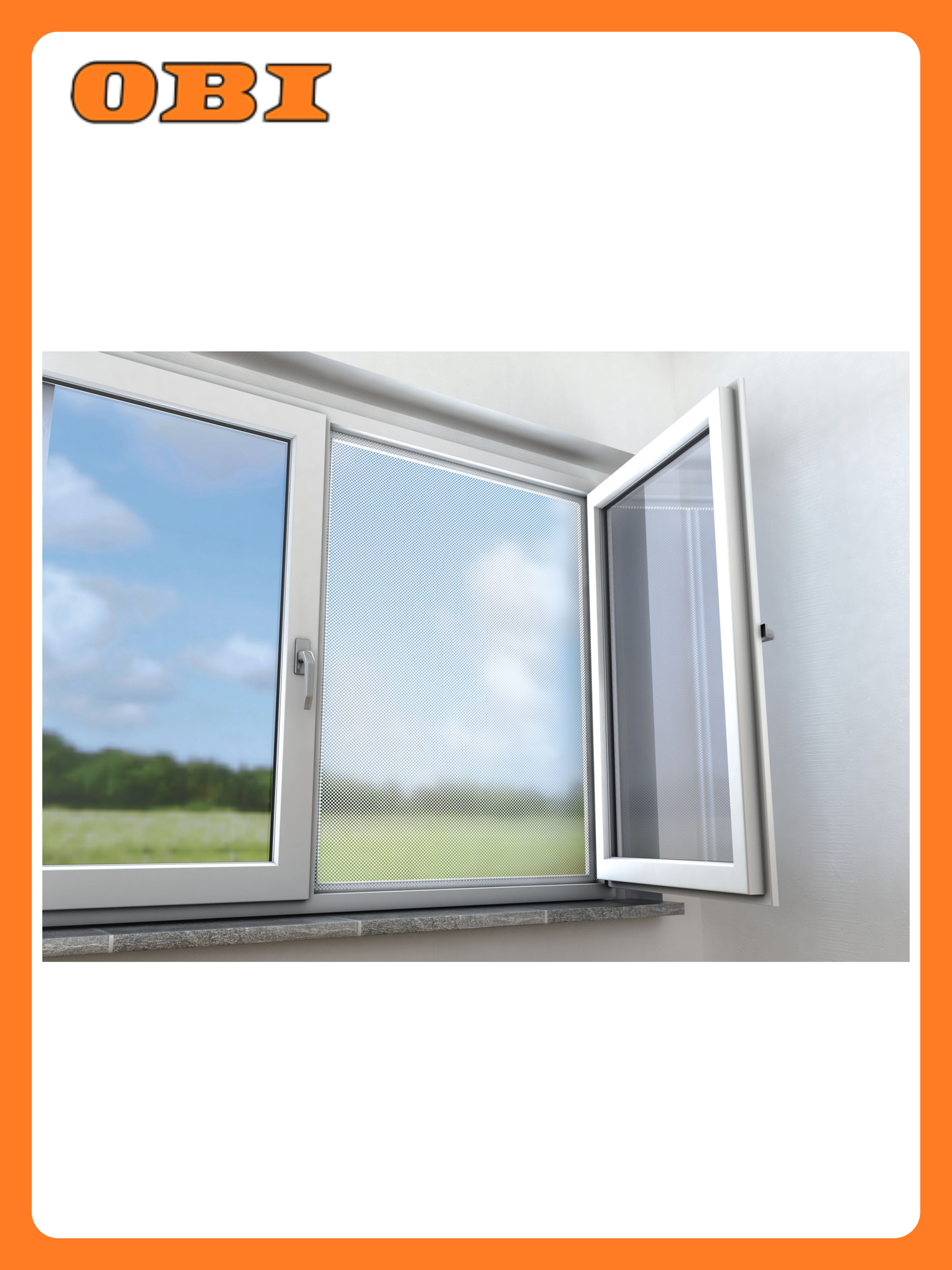 Москитная сетка LUX-TOOLS липучки полиэстер 130x150 см белая