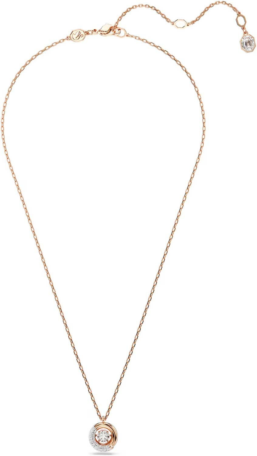 Колье SWAROVSKI, кристаллы Swarovski, длина 38.45 см — фото 1