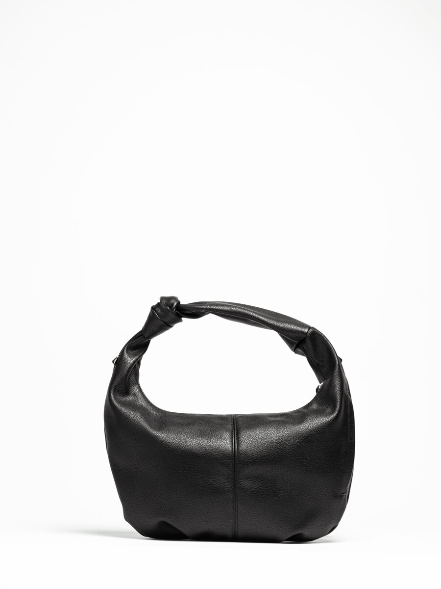 Сумка хобо Vittoria Vicci, фактура зернистая, черный — фото 1