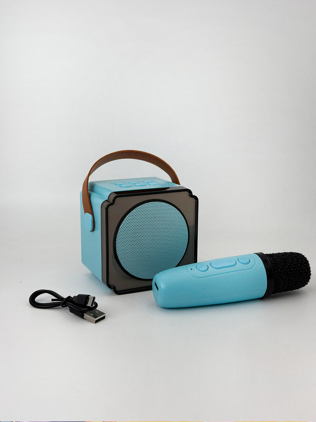 Портативная колонка с микрофоном для караоке, Bluetooth, для iOS и Android — фото 1