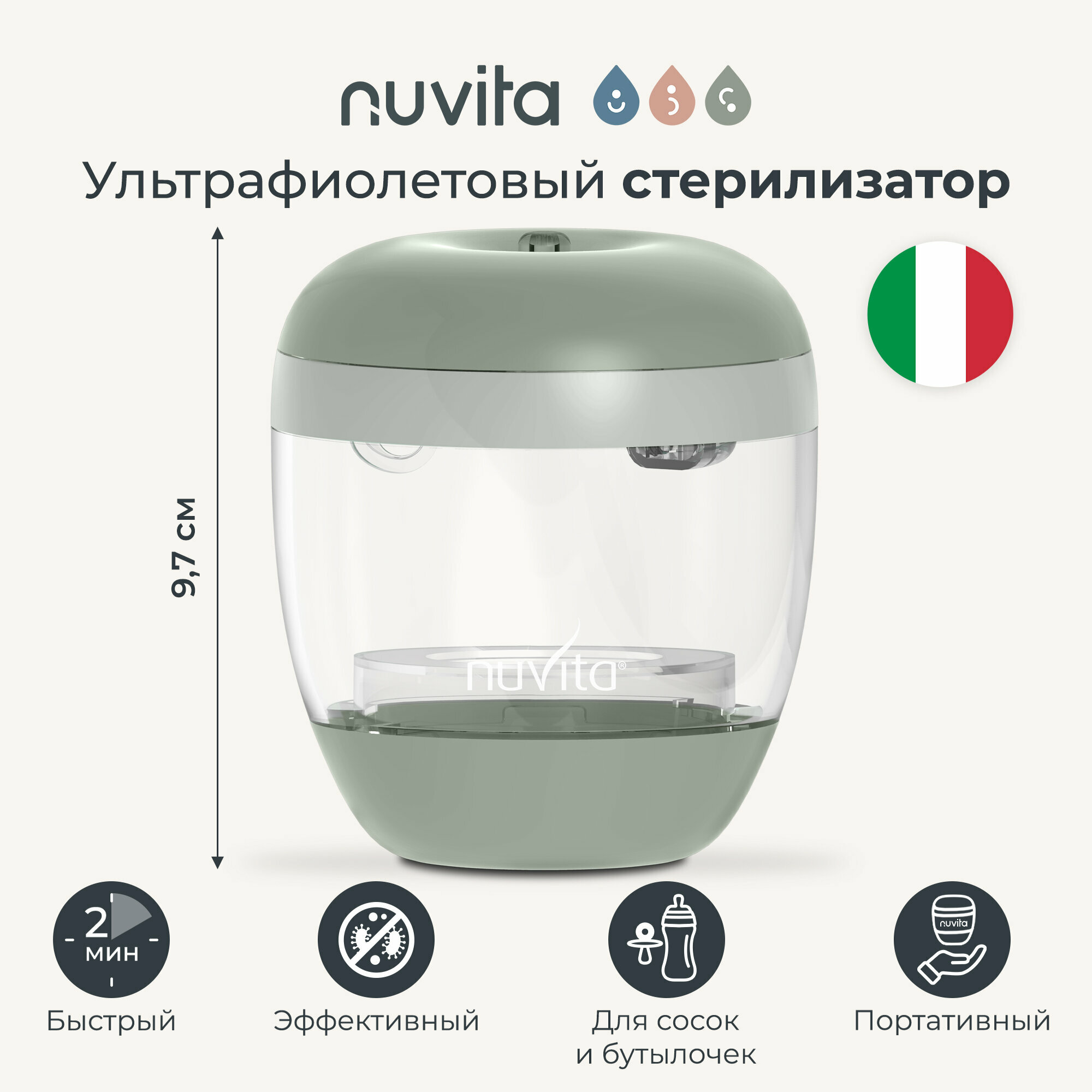 Стерилизатор Nuvita MellyPlus автомобильный