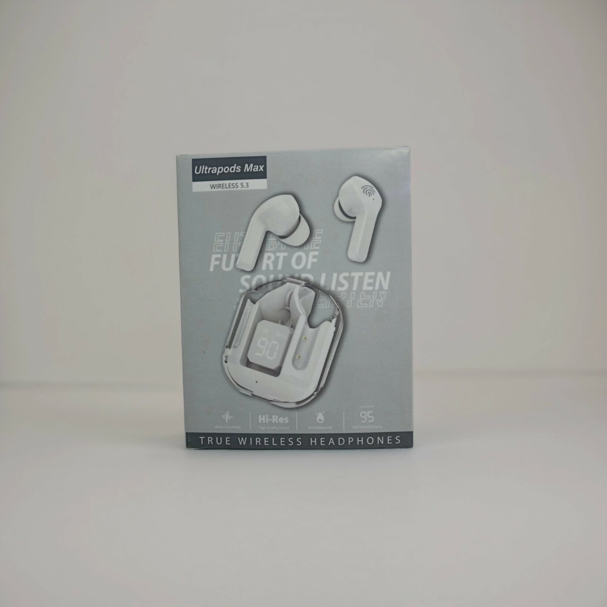 Беспроводные наушники Ultrapods Max, TWS Bluetooth 5.3, с цифровым дисплеем
