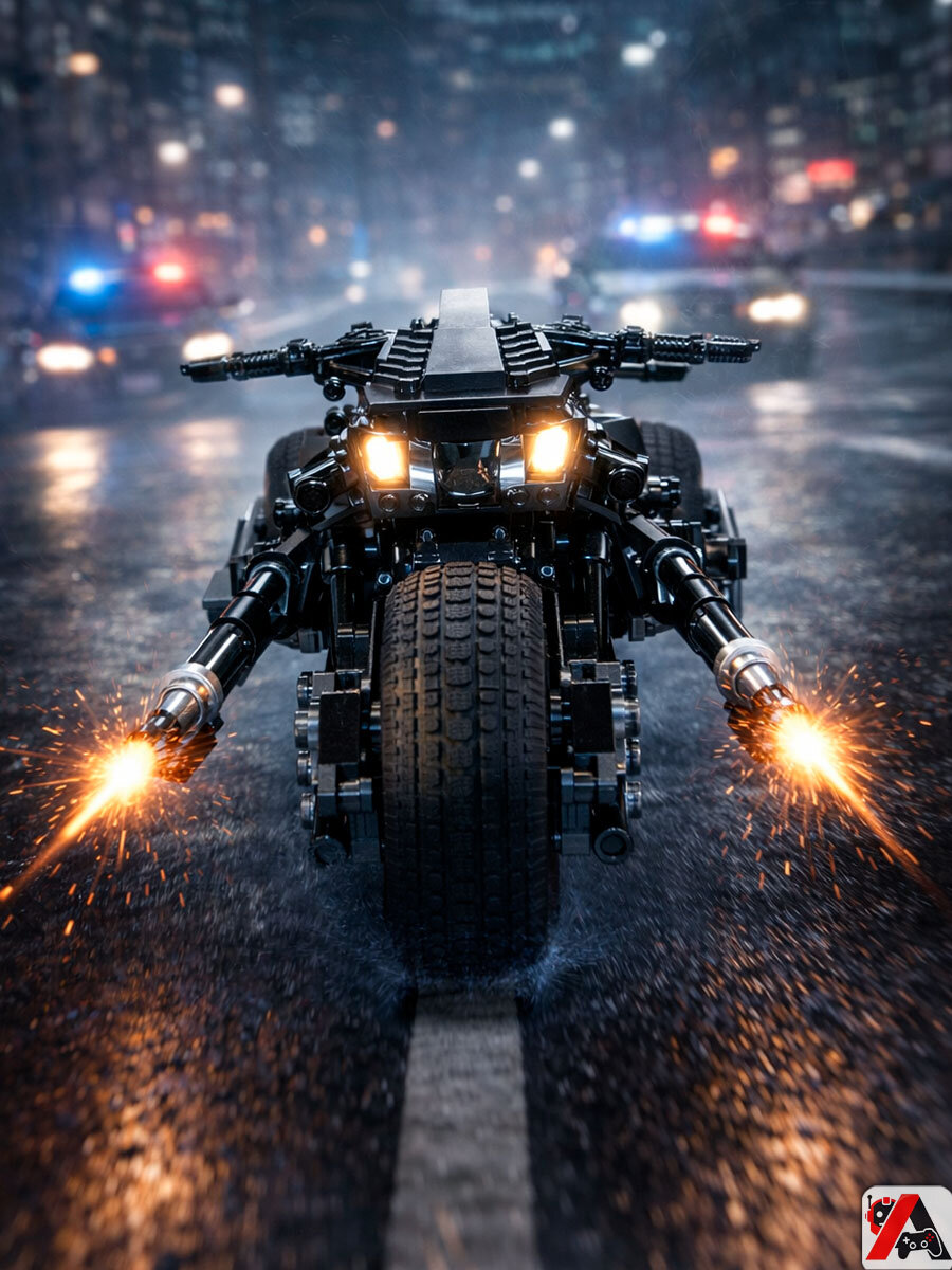 Конструктор Мотоцикл Бэтмена (Бэтпод) — фото 1