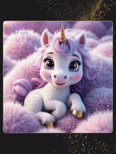 Изображение товара Набор для алмазной мозаики COLOR VISION OF LIFE "Маленький Пони", 20 x 20 см