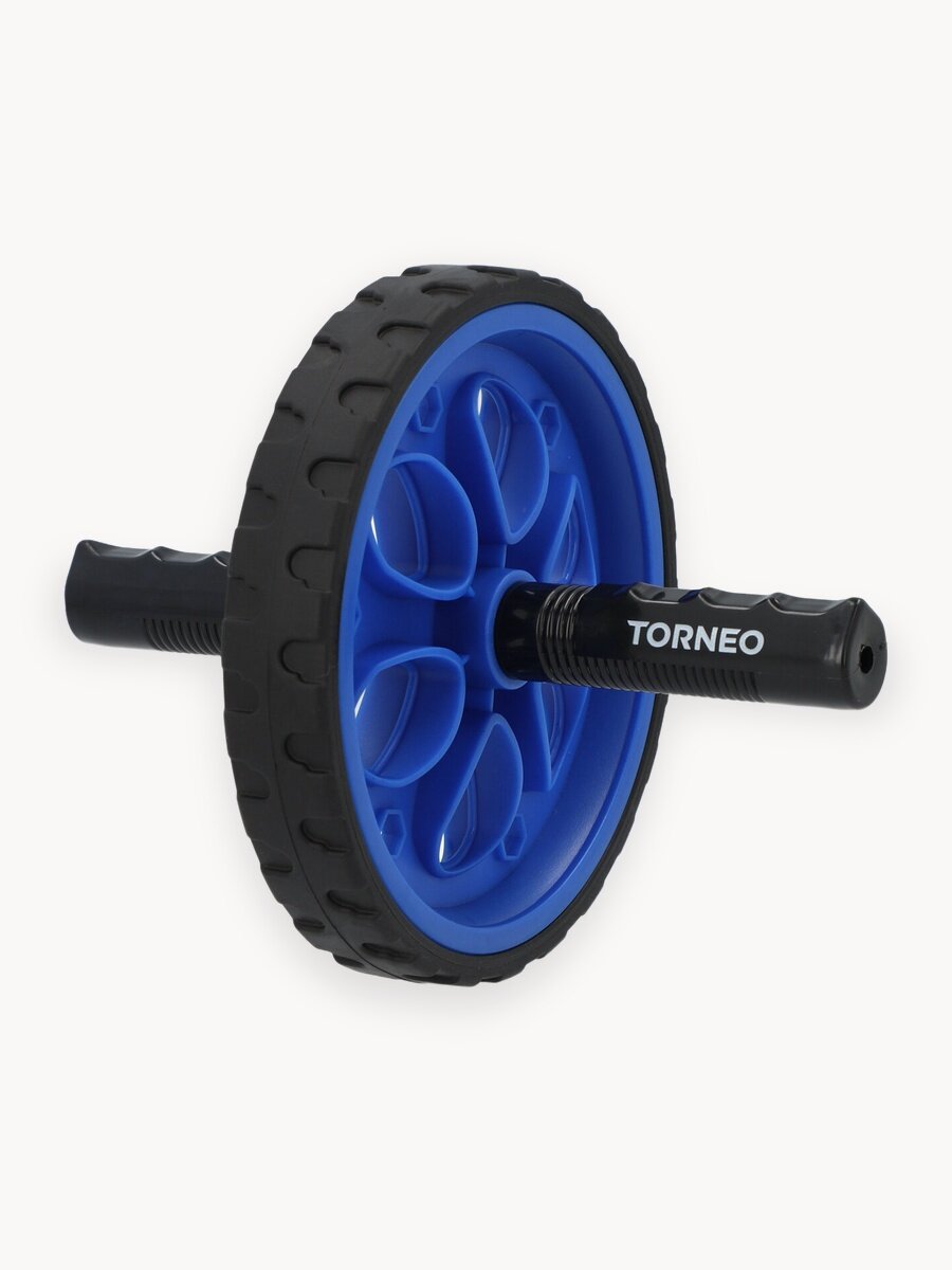 139475-BM one size Ролик для пресса Double-wheeled exerciser черный/синий р. one size