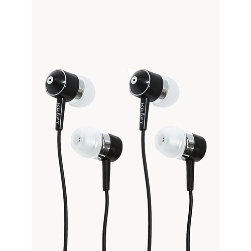 3 шт Наушники проводные внутриканальные 35 mini jack Наушники для телефона пластик черный 590₽