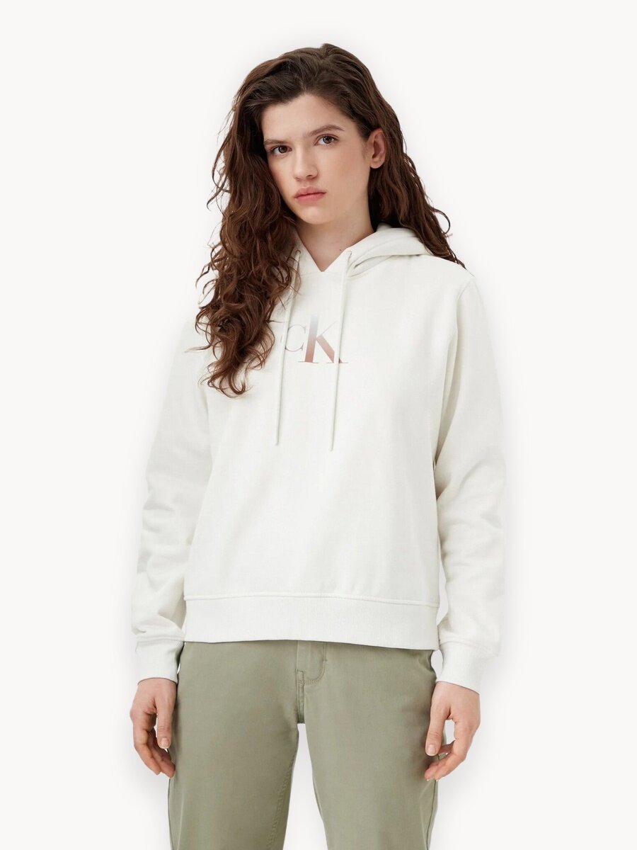 Худи Calvin Klein Jeans, размер M, , белый