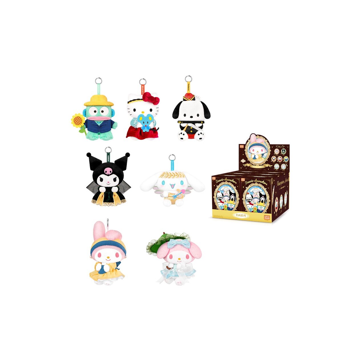 Spiritual Creations Серия знаменитых картин Kuromi My Melody Хангёдон Hello Kitty Pochacco Cinnamoroll