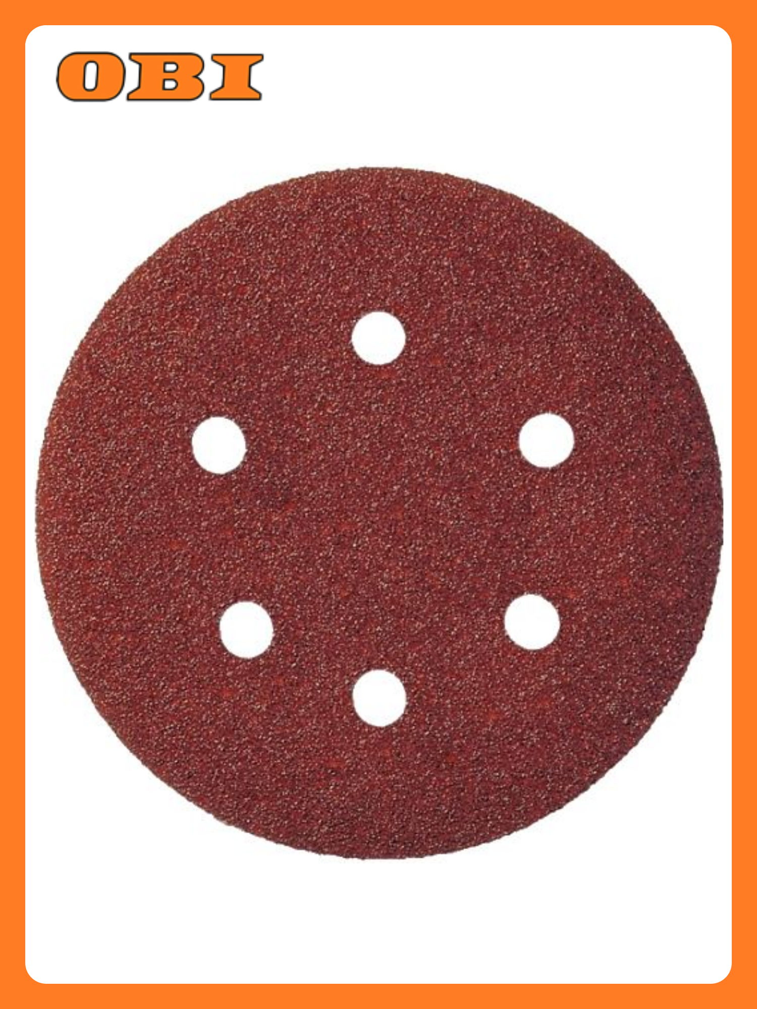 Круг шлифовальный на липучке P.I.T. 150 мм P120 6 отверстий липучка 5 шт APLS06-S0120