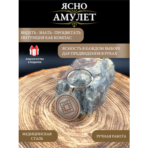 фото Талисман процветания ясно, обрег на развитие интуиции, брелок gold tree