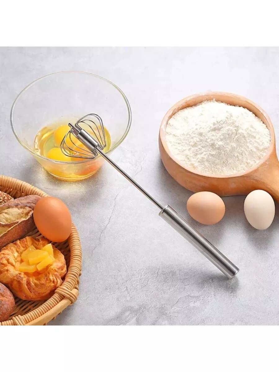 Венчик полуавтоматический, для взбивания ингредиентов на кухне