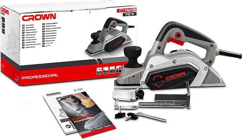 Рубанок электрический CROWN CT14019X