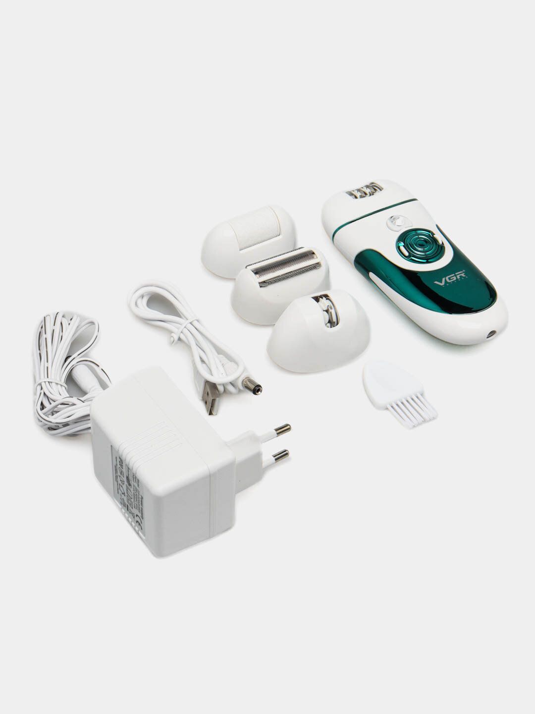 Эпилятор VGR "V-700", для тела, лица, бикини, подмышечных впадин, светодиодный, 4 в 1