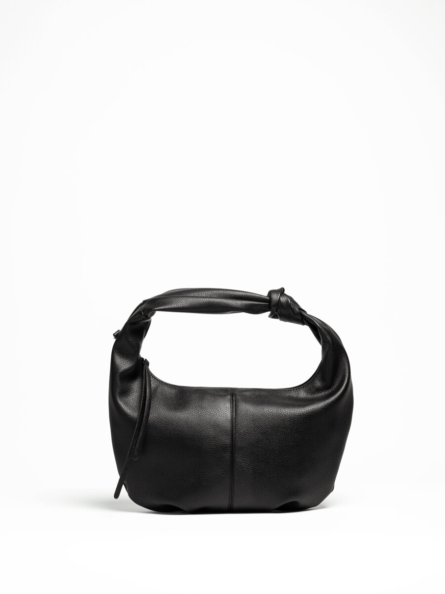 Сумка хобо Vittoria Vicci, фактура зернистая, черный — фото 1