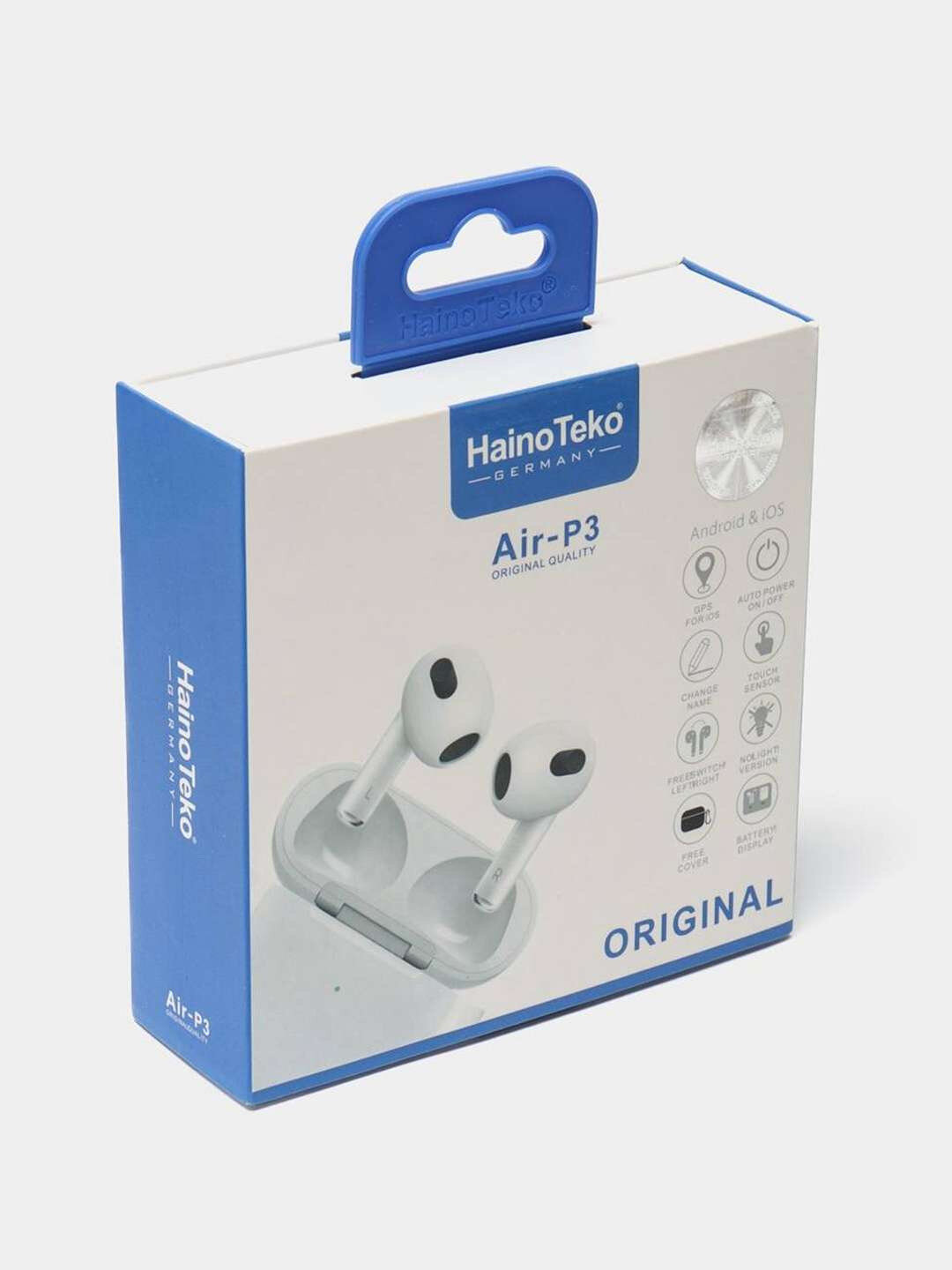 Беспроводные наушники Haidiko Air-Р3 сенсорное управление, голосовые команды, Bluetooth 5.3