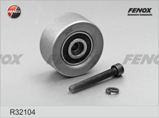 Ролик направляющий ремня ГРМ Chevrolet Aveo 08-, Cruze 11-, Fiat Stilo 05-07, Opel Astra G 00-09, As, FENOX R32104