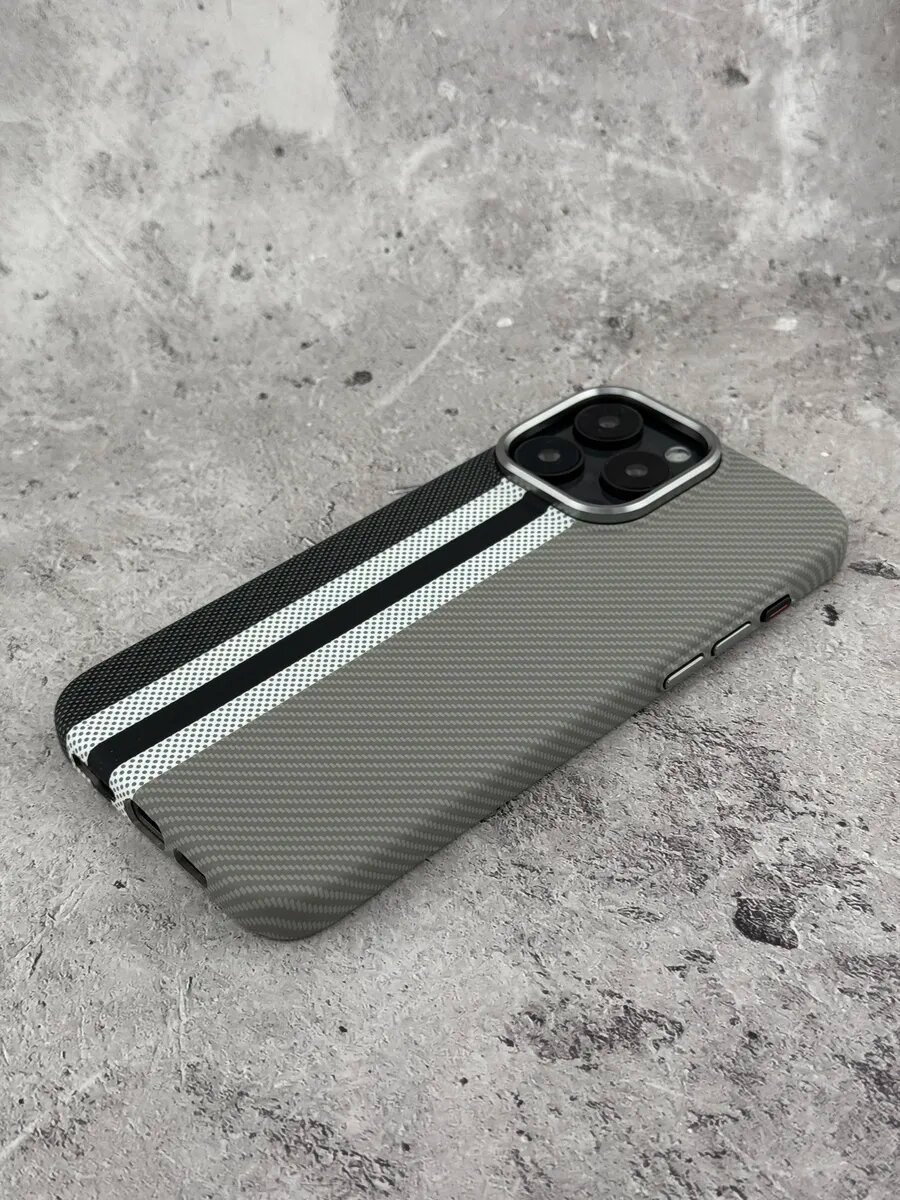 Чехол, для iPhone 14 Pro MAX, карбоновый, Classic, Free Air, — фото 1