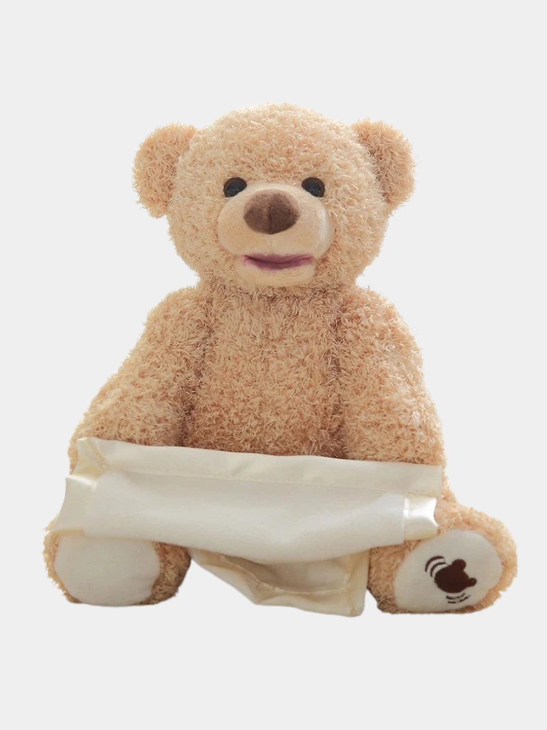 Мягкая игрушка двигает ушами и поет, мишка, интерактивная игрушка