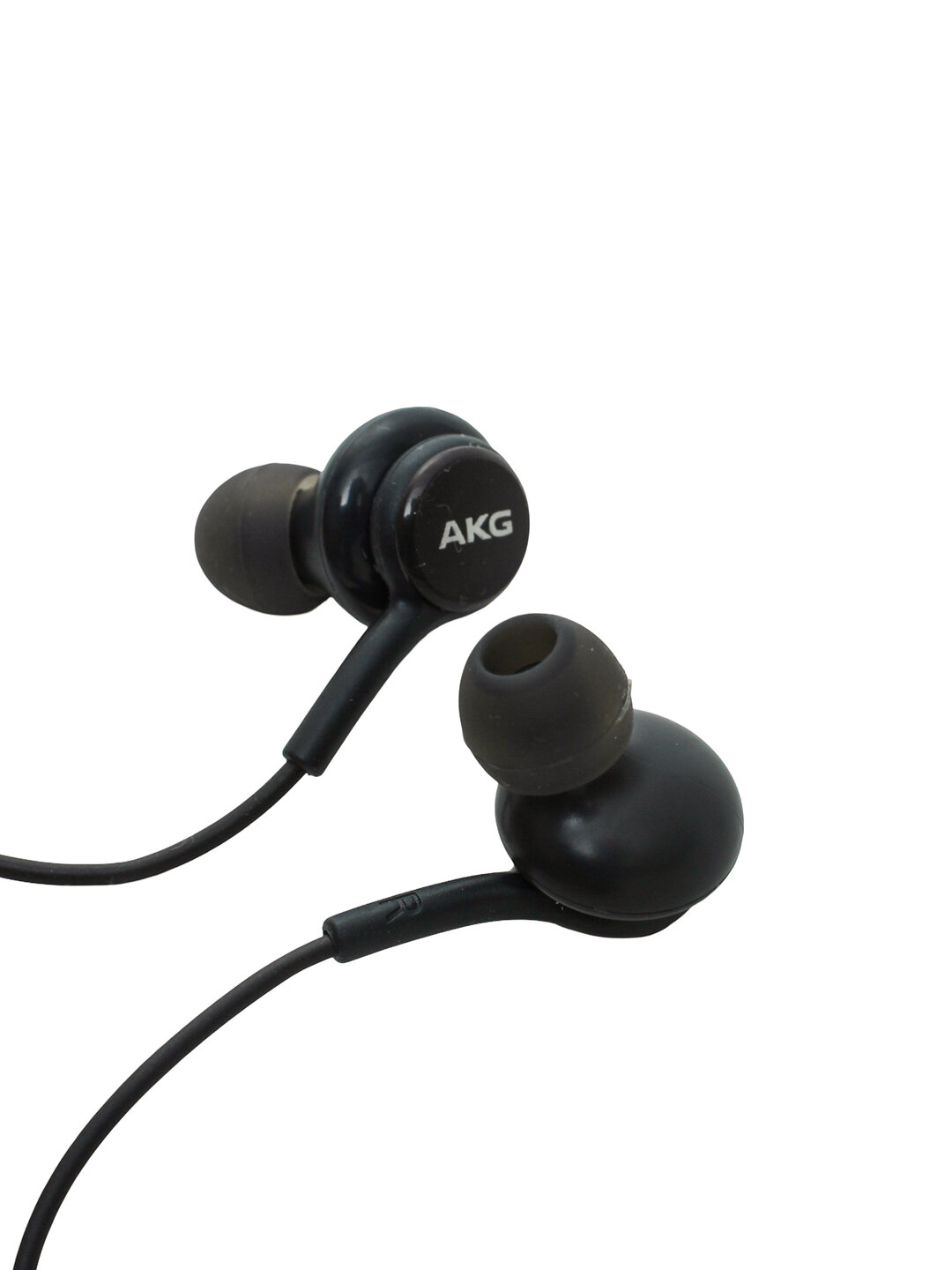 Наушники Samsung AKG Earphone + S10+ с микрофоном и ответа AUX 3.5mm , проводные, с регулировкой громкости, черные