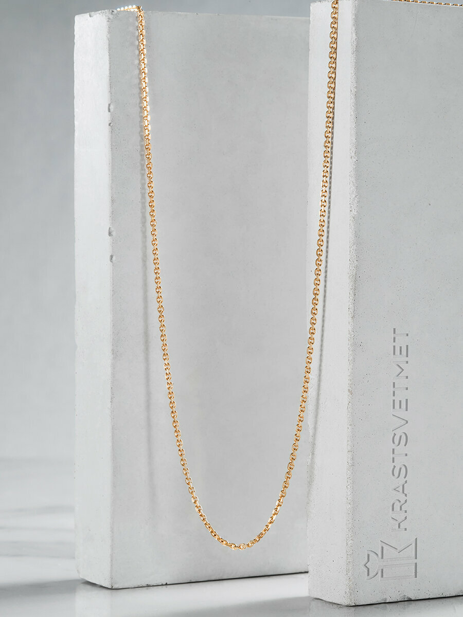 Цепь Krastsvetmet, желтое золото, 585 проба