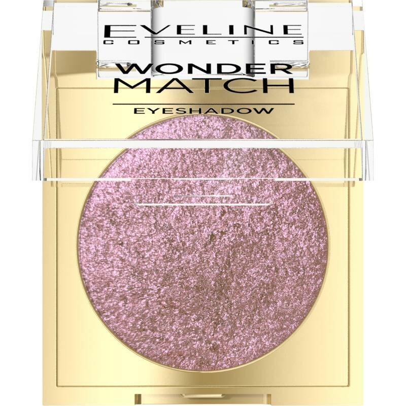 Тени для век Eveline с глиттером №06, ROSE GLOW серии WONDER MATCH (4151)