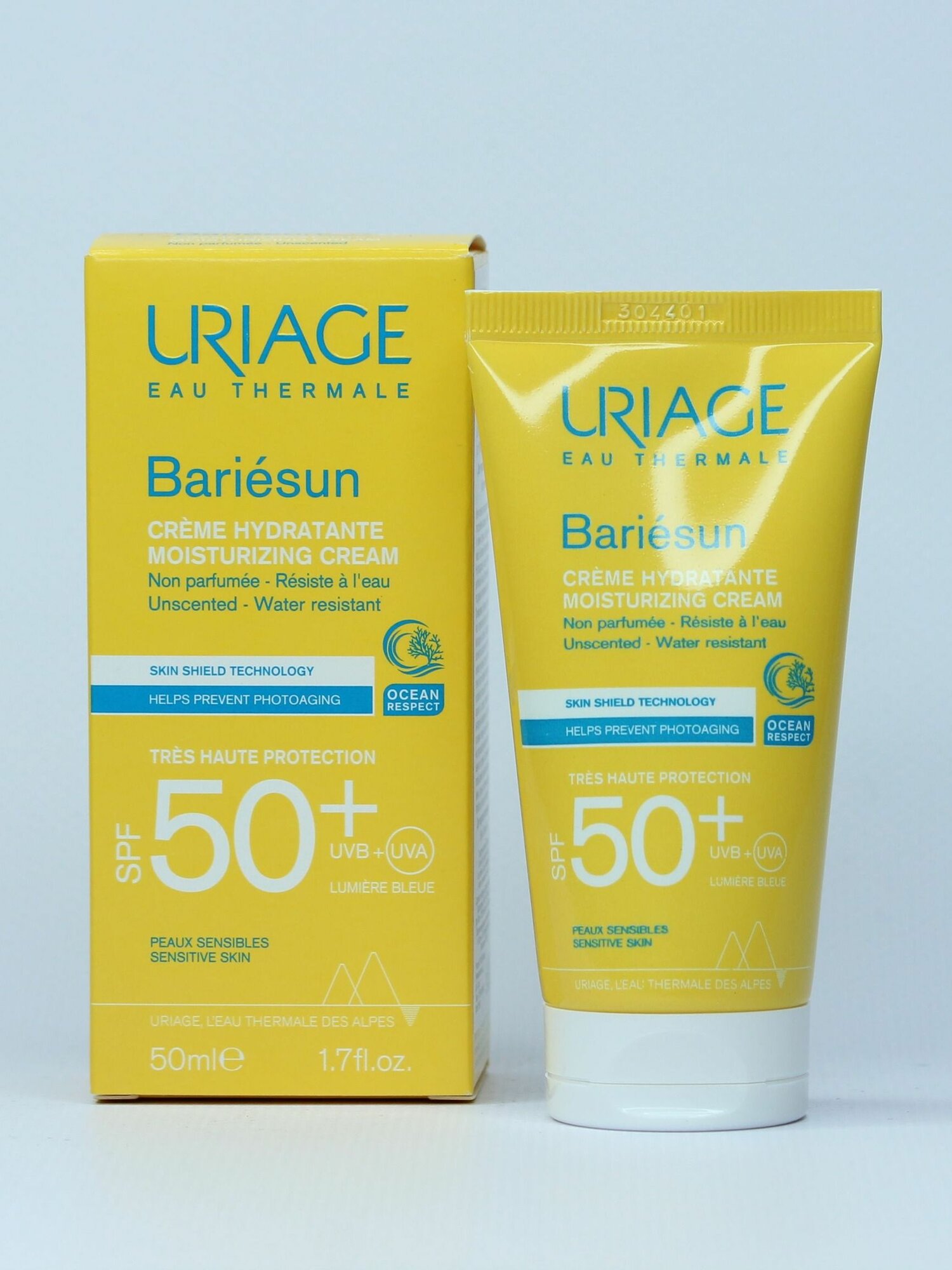 Uriage Bariesun Урьяж Барьесан SPF50+ Крем для лица без ароматизаторов, 50 мл