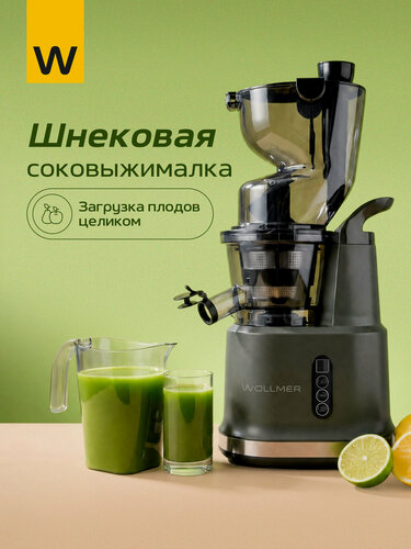 Изображение товара Шнековая соковыжималка Wollmer J310 Extra Fresh для цитрусовых, овощей и фруктов