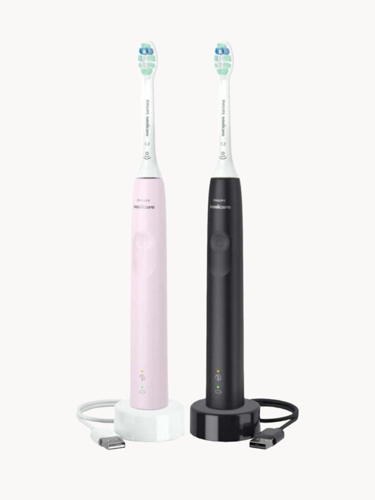 Электрическая зубная щетка Philips Sonicare, звуковая, таймер, 2 насадки, для взрослых