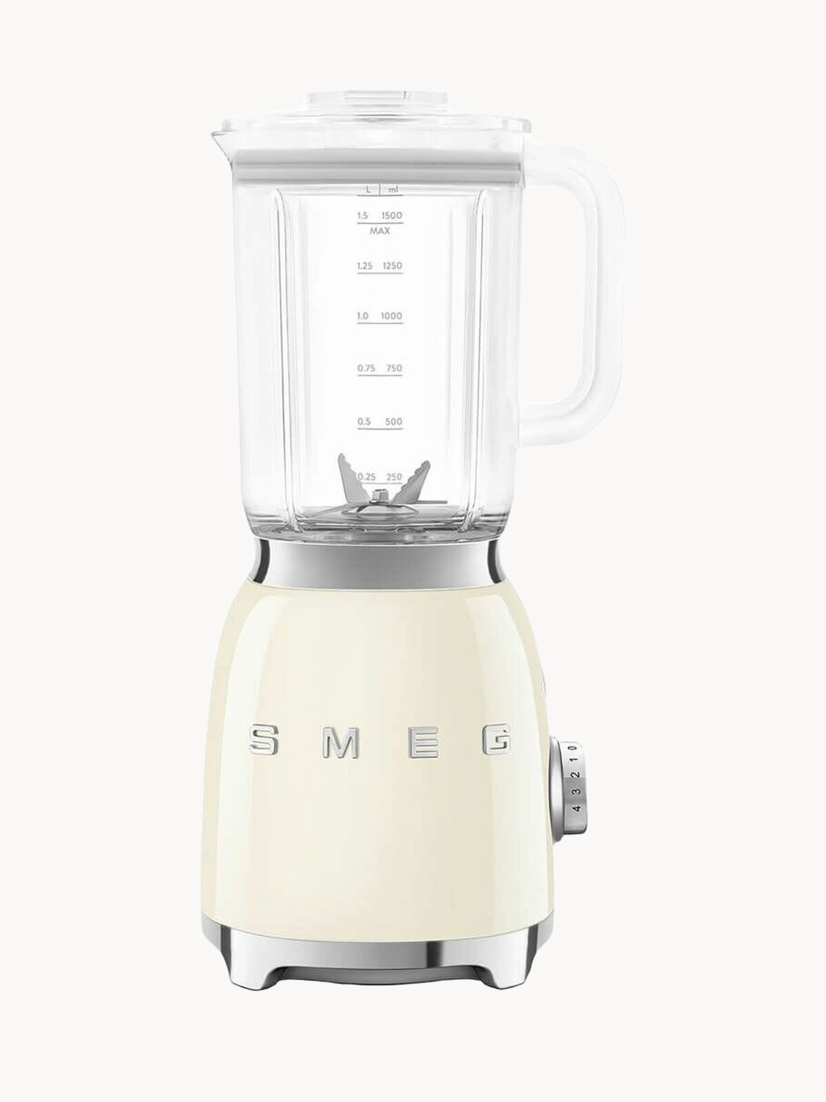 Блендер стационарный SMEG BLF03CREU, кремовый, официальная гарантия