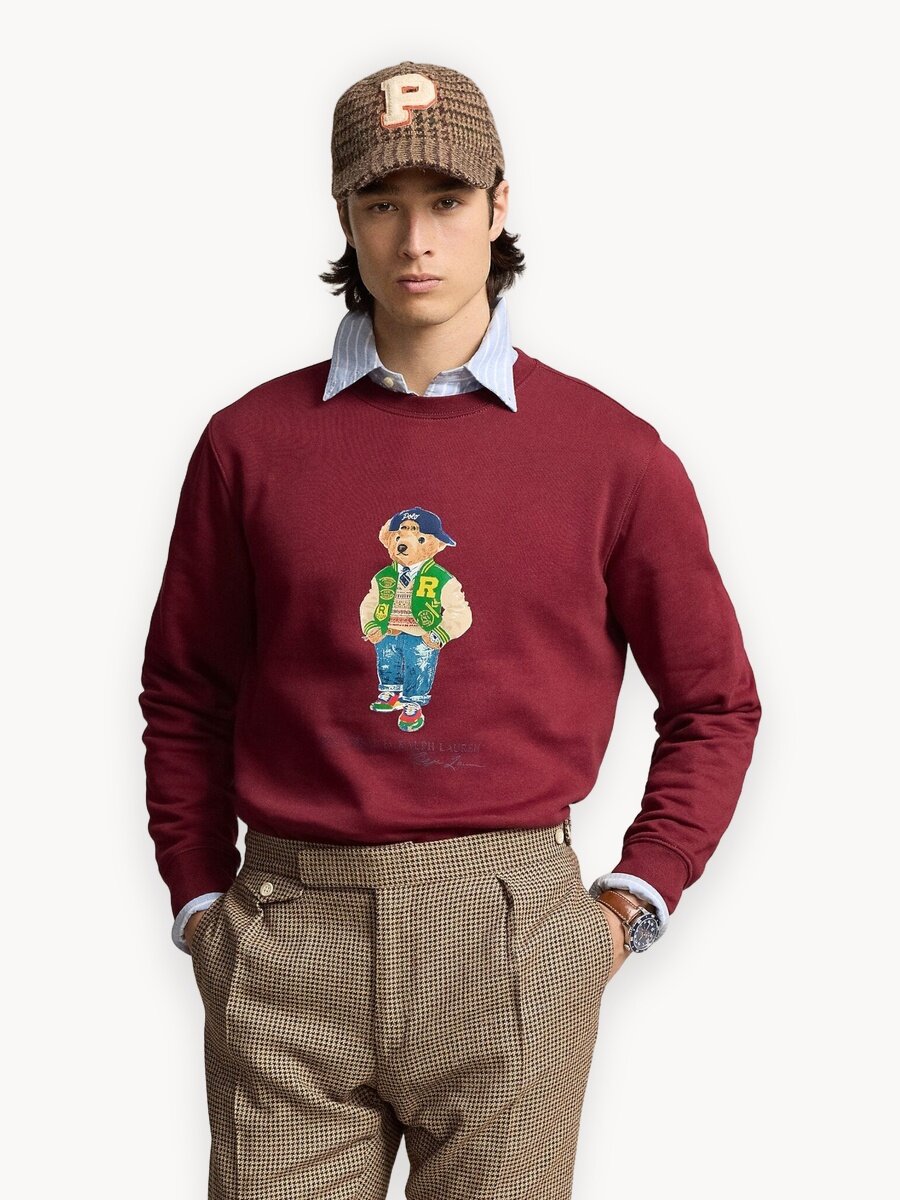 Свитшот Polo Ralph Lauren, размер L, , красный