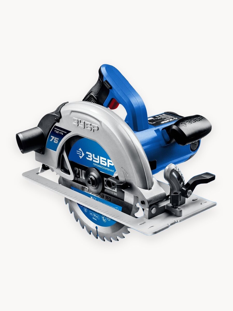 ЗУБР d 210 мм, 2000 Вт циркулярная пила (дисковая), Профессионал (ПДП-75)