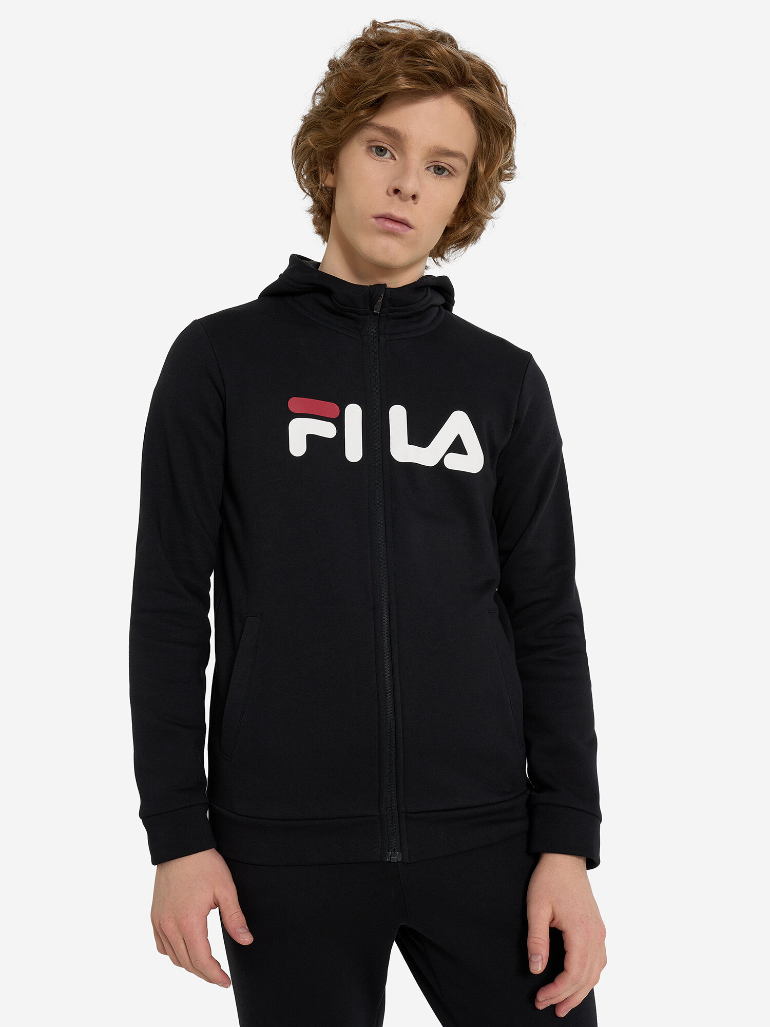Толстовка Fila, размер 170-176, черный — фото 1