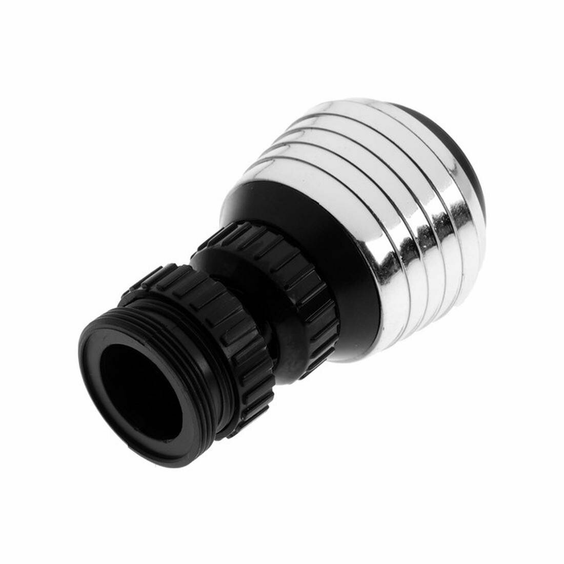 Картинки Аэратор ZEIN Z3598, поворотный, на шарнире, 2 режима, хром/черный