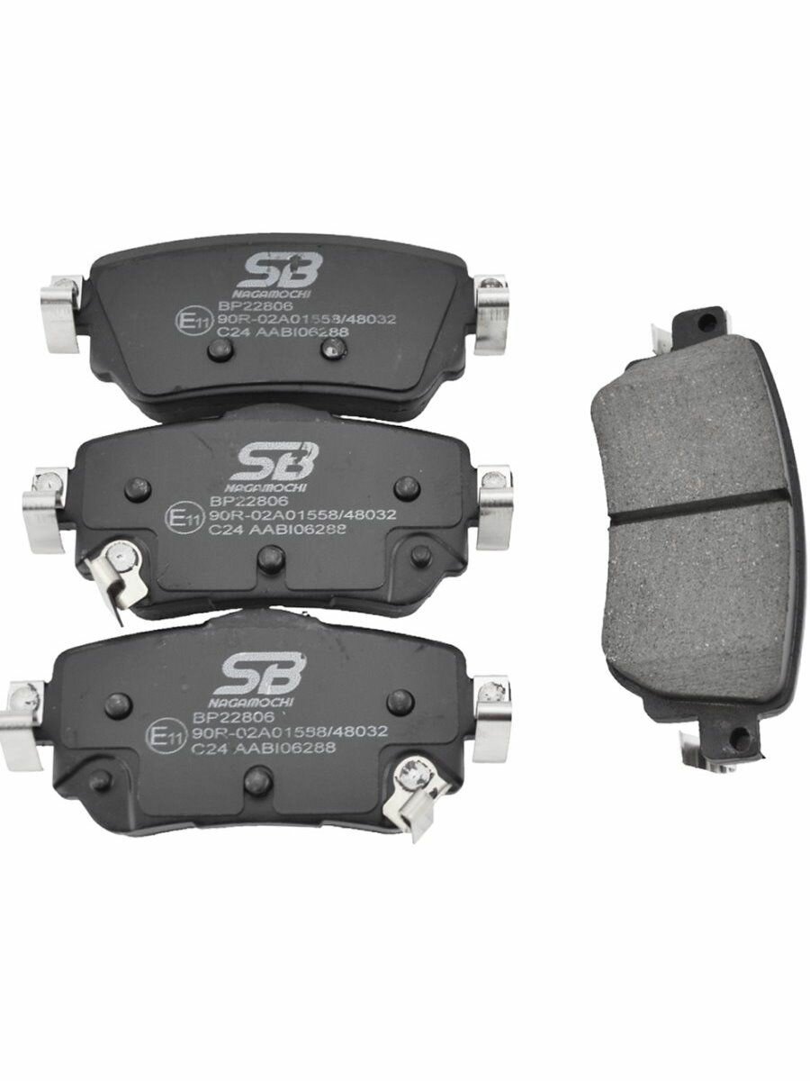 Колодки тормозные дисковые SB Nagamochi BP22806 зад для NISSAN и RENAULT