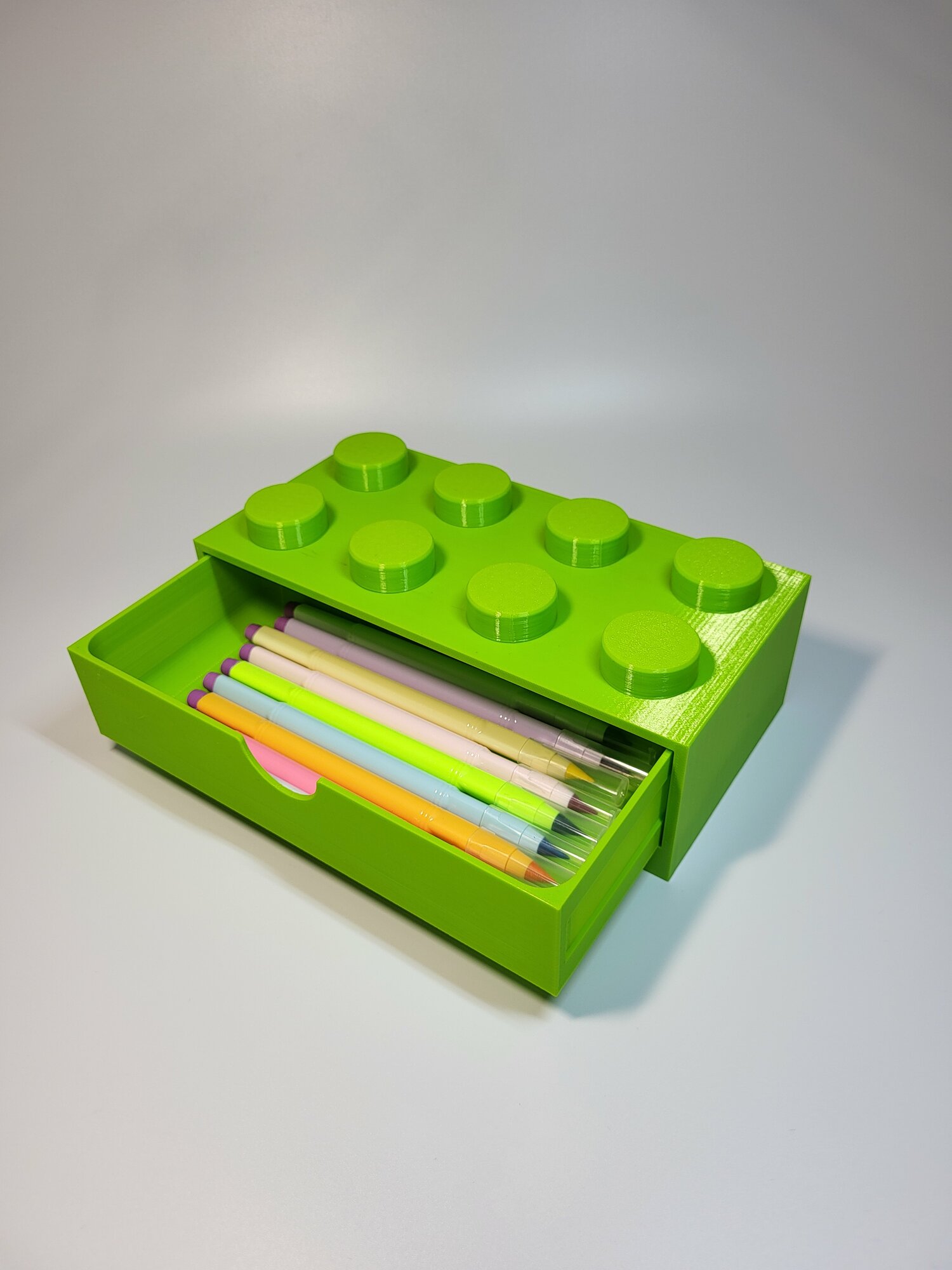 Ящик для хранения "Лего", PETG/PLA, пластик, выдвижной, 10x20x7 см