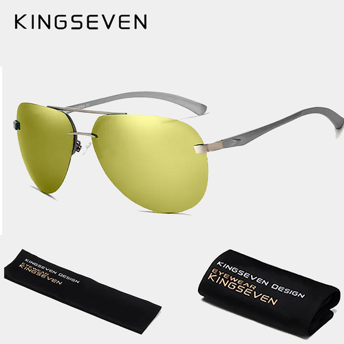 фото Солнцезащитные очки kingseven, желтый